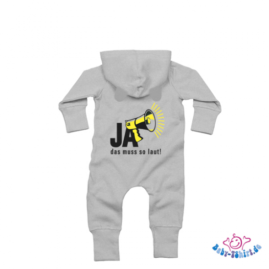 Baby Sweatoverall "Ja das muss so laut"