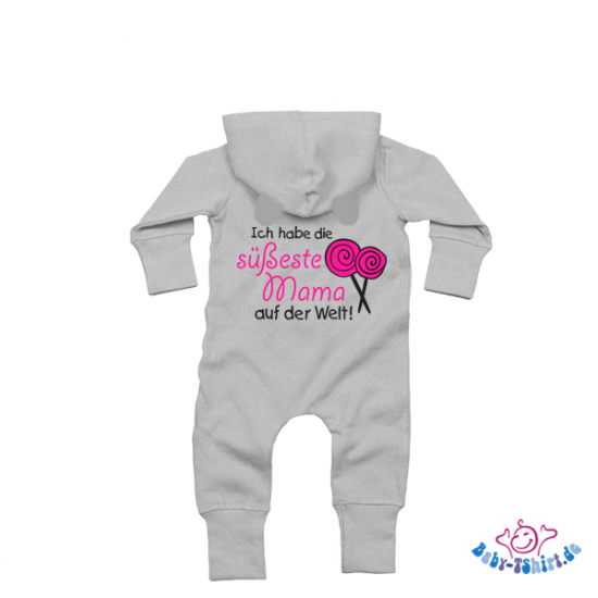 Baby Sweatoverall "Süßeste Mama der Welt"