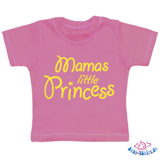 Baby T-Shirt  mit dem Aufdruck "Mamas little princess"