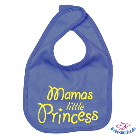 Babylätzchen bedruckt mit "Mamas little princess"
