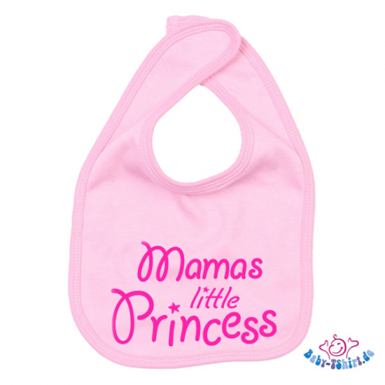 Babylätzchen bedruckt mit "Mamas little princess"