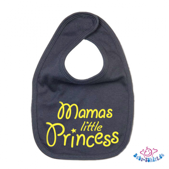 Babylätzchen bedruckt mit "Mamas little princess"