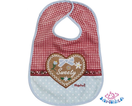 Baby Geschenkset Mädchen 4-teilig "I steh af di"  Modell Hellblau/Pink