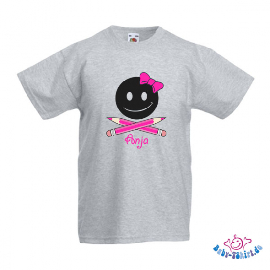 Kinder T-Shirt  mit dem Aufdruck "Bombe-Girl mit Namen"