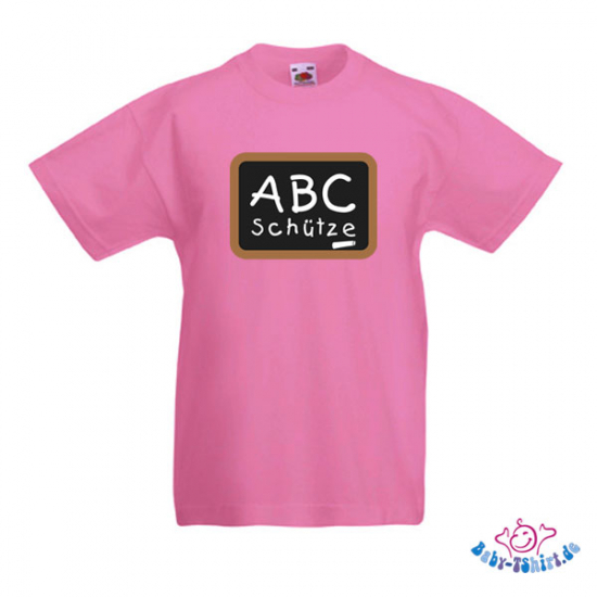 Kinder T-Shirt  mit dem Aufdruck "ABC Schütze"