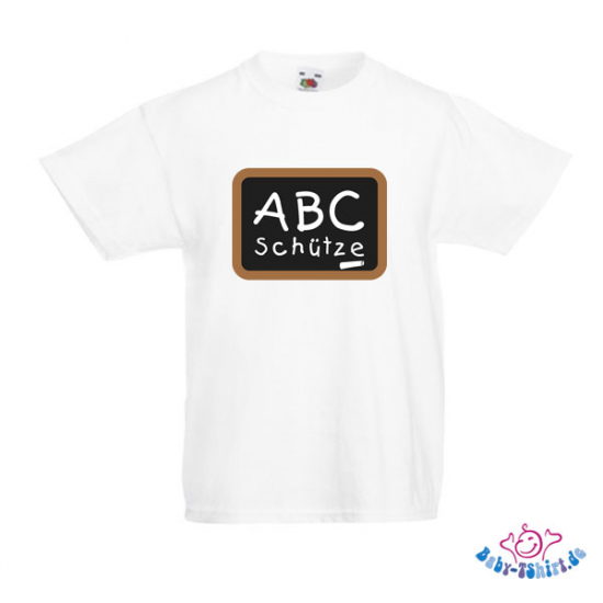 Kinder T-Shirt  mit dem Aufdruck "ABC Schütze"