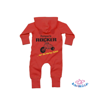 Baby Sweatoverall "Pampersrocker, nur die Harley fehlt"